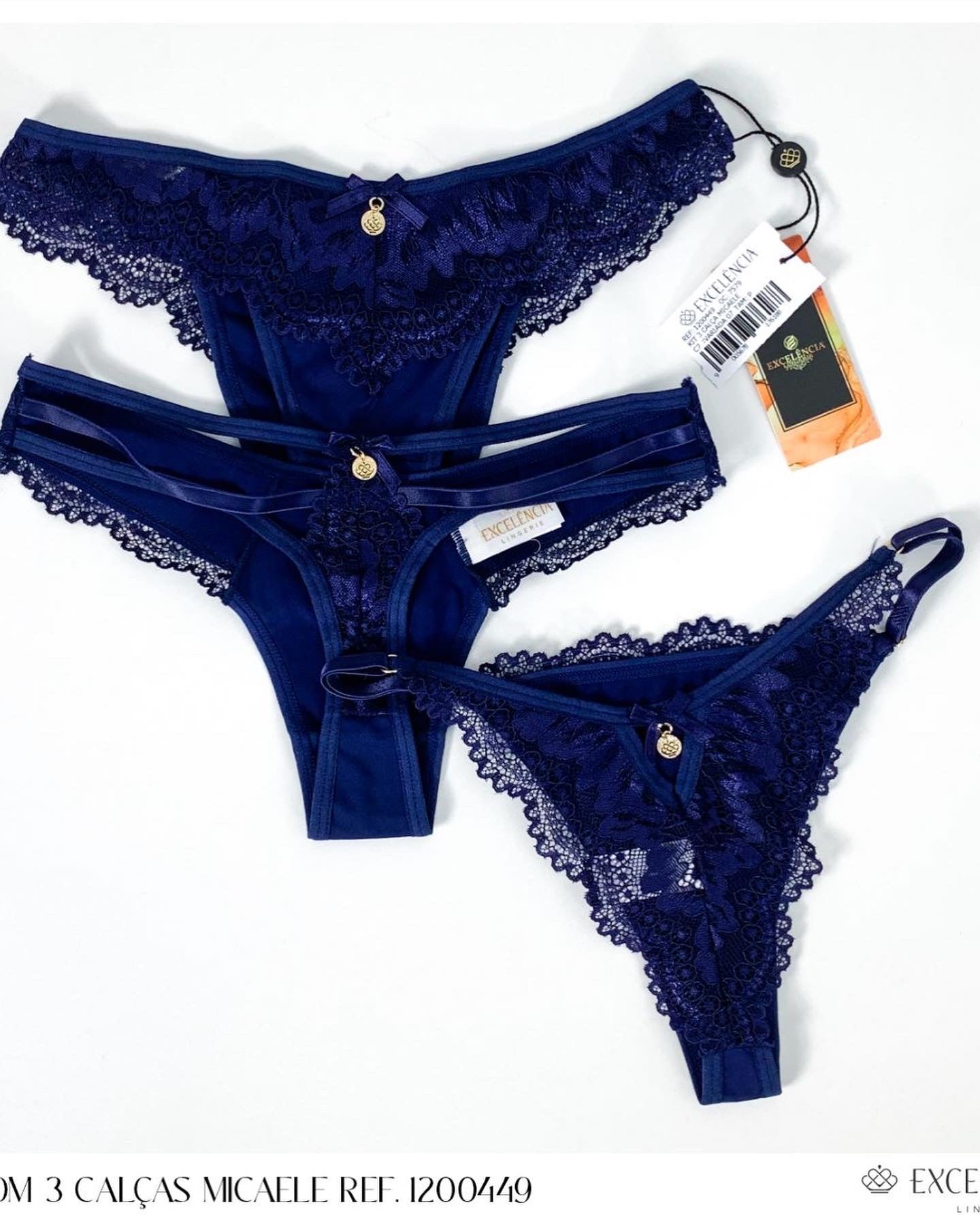Kit de calcinhas Micaele